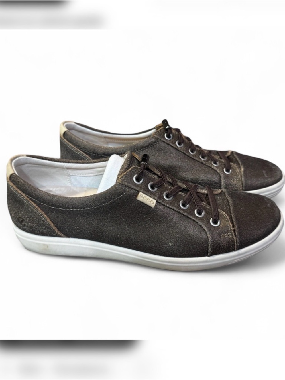 Womens ECCO Soft 7 Bronze Antique Sneaker Leather Women Shoes Size 11 Metallic
